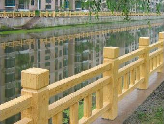 河南批發(fā)仿木欄桿 園林藝術(shù)仿木護(hù)欄